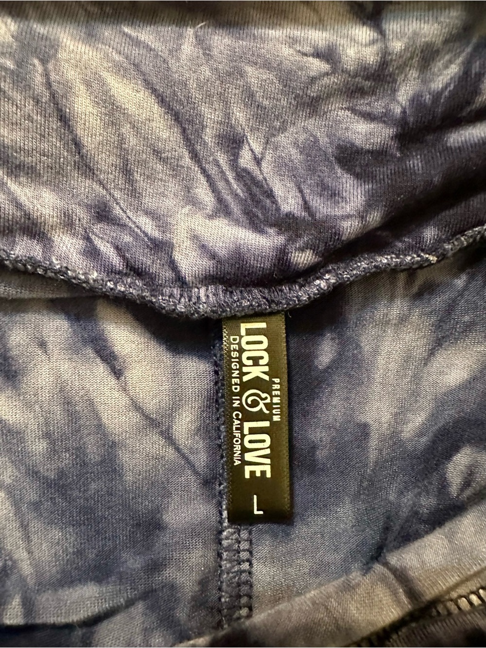 Navy Tie-Dye Maxi Skirt for Women - Picture 3 of 3